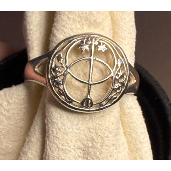 Vintage Peter Stone Sterling Silver Celtic Chalice Ring PSCL Sz 11.25 PSCL 925 - Picture 12 of 16